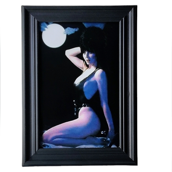 Elvira Horror Queen Cult Classic Gothic Punk Rock 80s 90s framed print - Picture 5 of 6